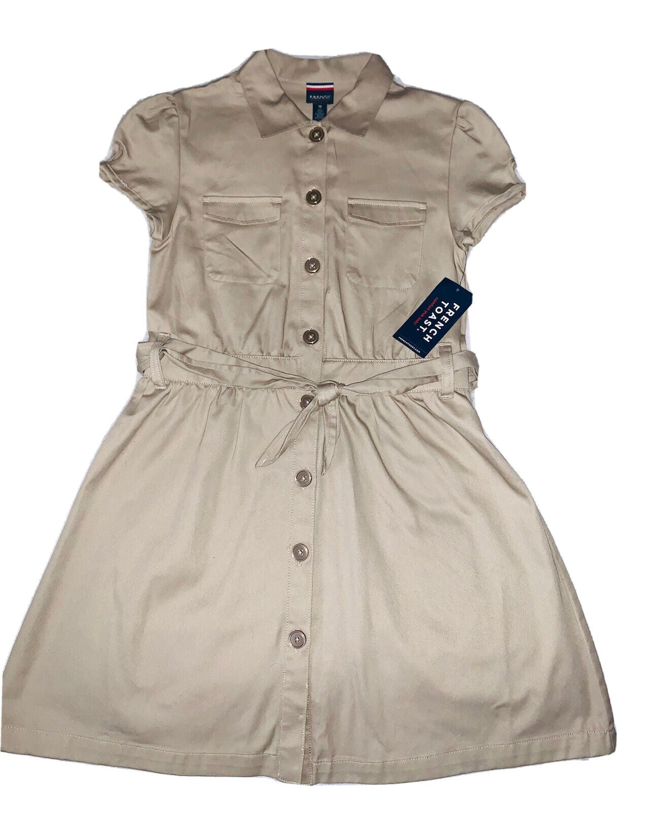 French Toast Girls Safari Dress