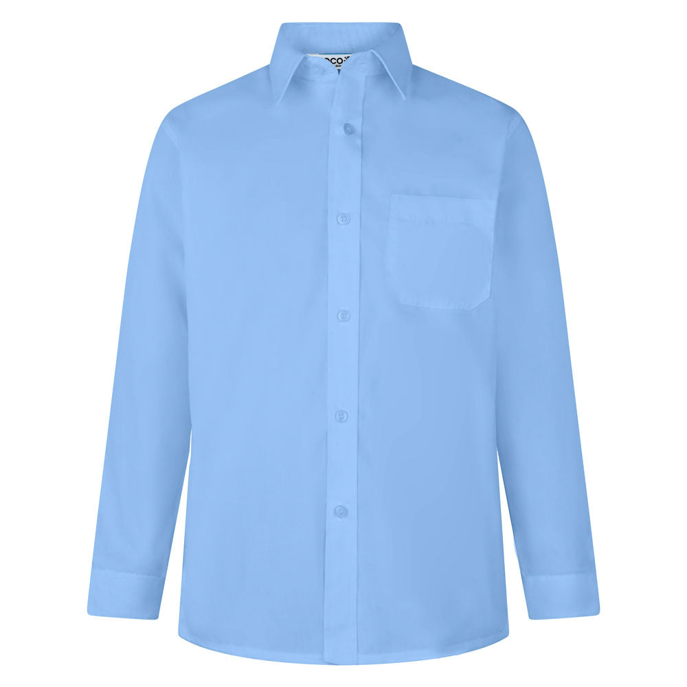 Zeco Boys Long  Sleeve, Non Iron Shirt - Twin Pack